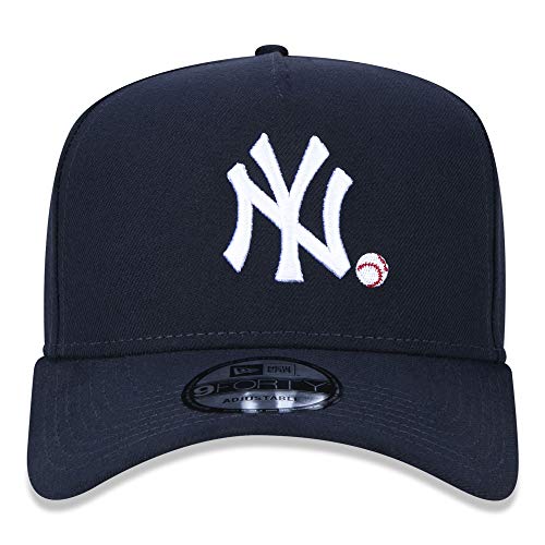 BONE 9FORTY NEW YORK YANKEES MLB ABA CURVA SNAPBACK MARINHO New Era