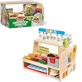 Melissa & Doug - Sandwich-Shop, 52-teilig, Aus Holz und Filz, Rollenspiel, Für Kinder ab 3 Jahren - FSC zertifizierte