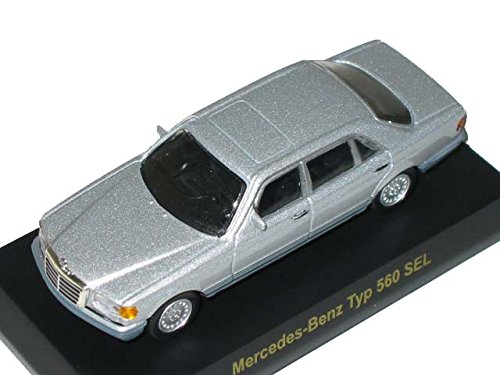 kyosho京商Mercedes-Benz ミニカーコレクション 1:64 Kyosho 1/64 Mercedes-Benz 560 SEL black diecast model car