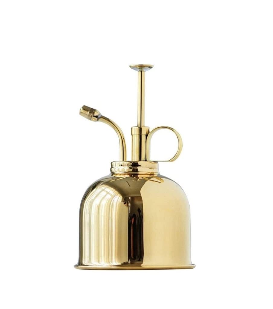 Rozpylacz Konewka Konewki Konewka Do Roślin Domowych Vintage Czajnik Ogrodnictwo Domowe Podlewanie Typu Sprayu Konewka Bonsai Konewka Opryskiwacz (Color : Gold, Size : 8.5 * 8.5 * 13.5cm)