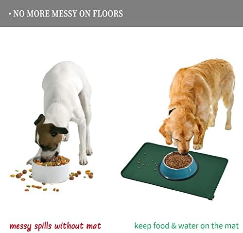Reopet Silicone Dog Cat Bowl Mat Non-Stick Food Pad Water Cushion Waterproof
