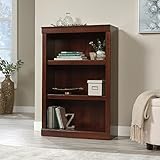 Realspace® 45'H 3-Shelf Bookcase, Mulled Cherry