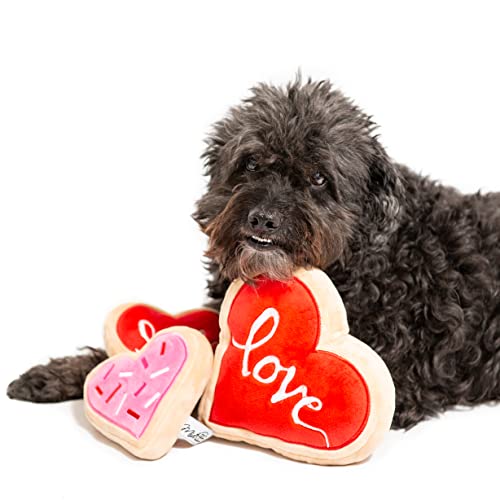 Midlee Red Heart Love Sugar Cookie Valentine\'s Dog Toy (Small)