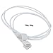 LEDENET 1 Meter 5pin RGBW LED Strip Extension Cable Connector Solderless Adapter for 10mm 12mm RGBW RGBWW Flexible LED Strip Lighting No Welding (2pc 1m long connecotr)