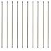 Produktbild Windhager Stahl-Pflanzstab Bambusoptik-SET, Stahl-Rankstab, Pflanzenstütze, Rankhilfe, Pflanzstäbe, Tomatenstäbe, Braun, 10 Stück, 90 cm, 89131