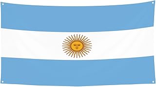 Argentine flag Party Banner Flags, Outdoor & Indoor Decor, Durable & UV Resistant, Perfect for Birthday, Halloween, and More