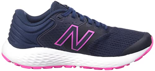 New Balance New Balance Women's 520 V7 Running Shoe, Eclipse/Pink, 5