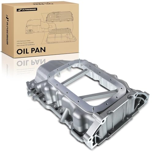 A-Premium Upper Engine Oil Pan Sump with Drain Plug Compatible with Jeep Wrangler 2012-2017, Wrangler JK 2018-2018, V6 3.6L