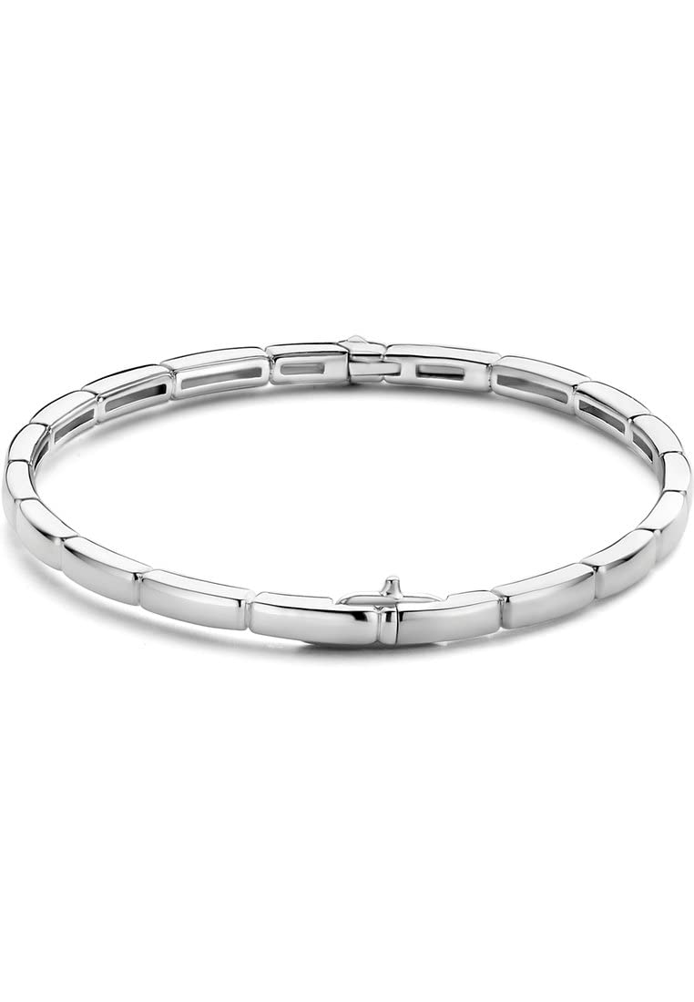 Ti Sento Milano Bracciale Rigido Donna Argento 925 Gioiello misura L classico cod. 23001SI/L