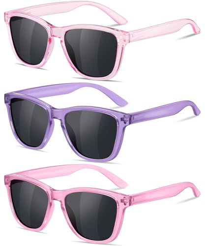 Image of Kids Polarized Sunglasses for Girls Boys UV400 Protection Classic Fashion sun Glasses Lightweight Material Age 3-10