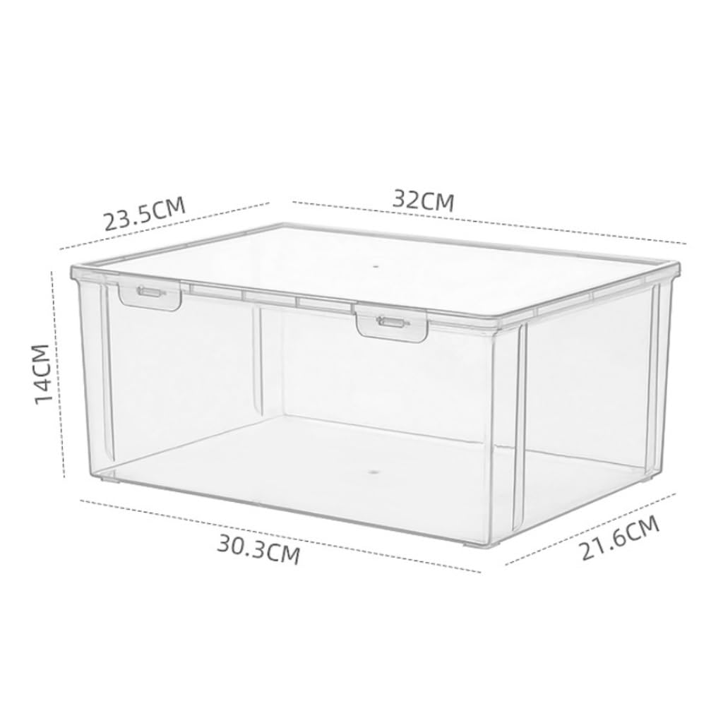 Contenitori Per Alimenti Scatola portaoggetti for snack da cucina, frigorifero in plastica, con coperchio, scatola sigillata, scatola for la conservazione della freschezza dei toast di noodle Contenit