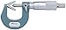 Mitutoyo 114-202, .090" - 1" X .0001" V-Anvil Micrometer, Ratchet, For 3 Flutes, Carbide Tipped Anvil