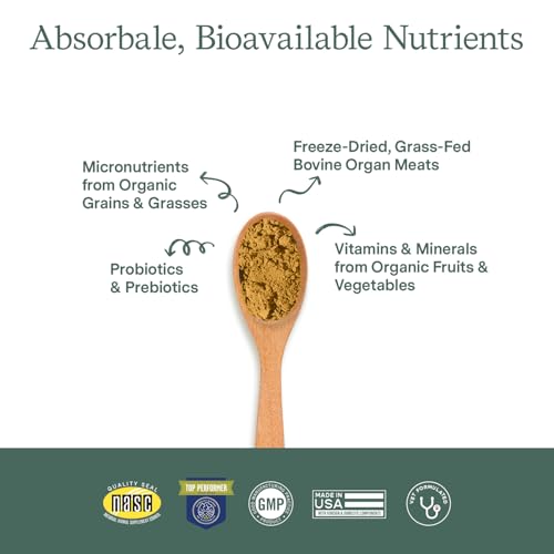 Fera-Pet-Organics-Whole-Food-Multivitamin-Cat-and-Dog-Food-Topper-Vet-Created-Cat-Dog-Vitamins-Plus-Minerals-Micronutrients-Prebiotics-and-Probiotics--Powder-Supplement-37oz