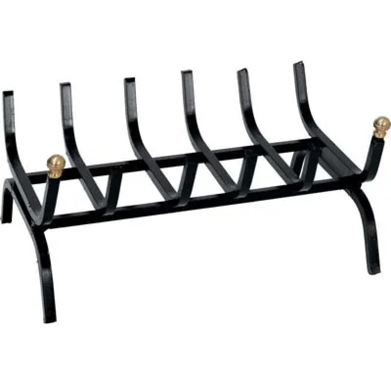Brucialegna 50 cm - pomelli in ottone - brucialegna per stufa e camino