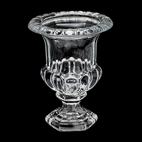 WOLFF Sussex Vaso com Pé de Cristal, Transparente, 12 x 16 cm