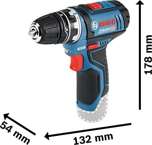 Bosch Professional 12V System Trapano-Avvitatore a Batteria Gsr 12V-15 Fc (Incl. 2 Batterie 2,0 Gba 12V, Caricabatteria, 4 Rialzi, Set Accessori da 40 Pz., L-Boxx 136) - Amazon Exclusive Set 2x2.0Ah Batterie + Caricatore + accessori Amazon Exclusive, in L-BOXX - Immagine 3