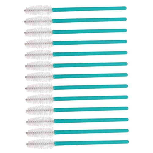 OATIPHO 50個 使い捨てまつげブラシ ラッシュセパレーターツール まつげ洗浄ブラシ まつげアプリケーターツール まつげエクステ用のまつげブラシ ナイロン Green
