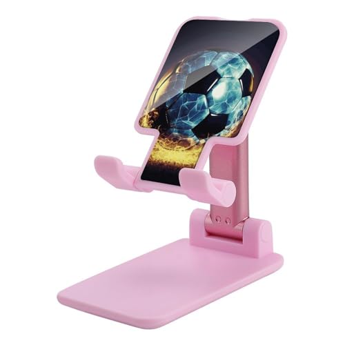 Support de téléphone pour bureau pliable et réglable motif ballon de football