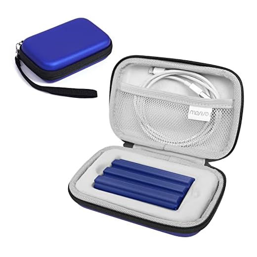 MOSISO Capa rígida para transporte de viagem compatível com Samsung T7 2022 Shield SSD portátil 1TB 2TB 3.2 unidade externa de estado sólido e acessórios, bolsa de armazenamento de EVA portátil com
