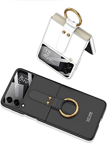 SHIEID Capa para Samsung Z Flip 3, capa flip 3 com anel, tela dobrável ultrafina Galaxy Z Flip 3, ca