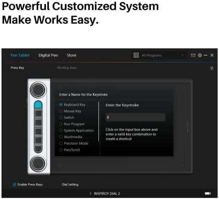 HUION Inspiroy Dial 2 Tableta Digitalizadora Bluetooth miniatura 6