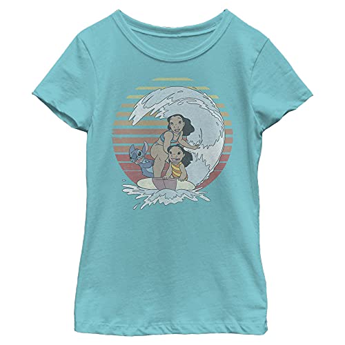 T-Shirt Fille Disney Prise de Vue de Groupe Idéal pour l'École