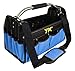 YPC Carrier Werkzeugkorb XL – Tragbare Werkzeugtasche mit stabilem Boden, Wasserfest, Reißfest, Faltbar, Schultergurt mit Polster & Metall-Handgriff, Blau-Schwarz, 40,5x30x19,5cm – 20 kg Tragkraft