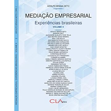Capa do livro Mediação empresarial: experiências brasileiras - Volume II