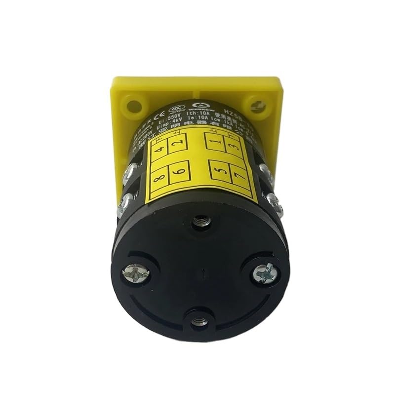 Changeover Switch Electric Motor Generator Transfer Selector HZ5B Series 10A Silver Contact HZ5B-10/2
