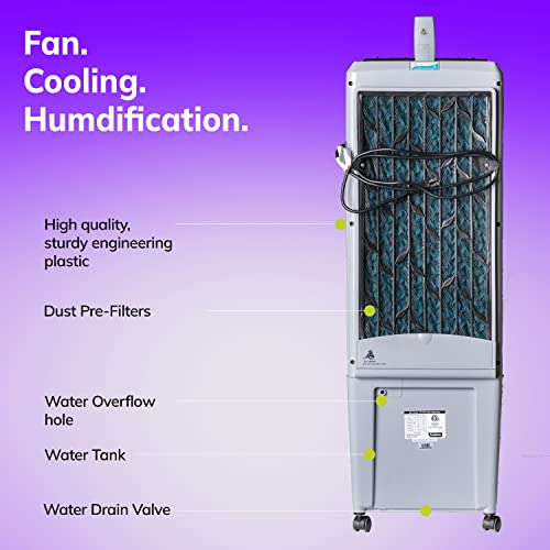 SYMPHONY Portable Evaporative Air Cooler for Indoor, Home, Diet-22i (220 Volts)