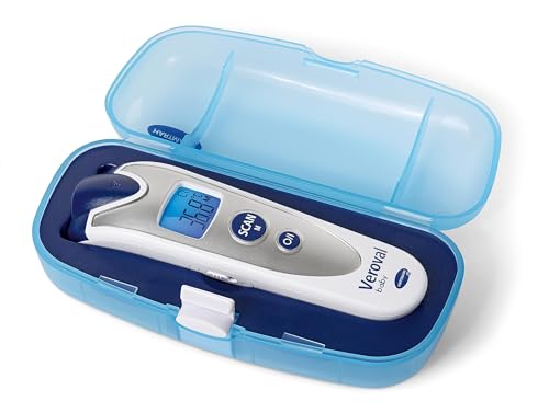 Veroval baby Infrarot-Thermometer Silber, Berührungslose und Geräuschlose Messung,...