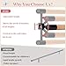 Ballet Barre Wall Mounted, Adjustable Wood Ballet Bar, 6ft Ballet Barre for 2 people, Traditional Wooden Ballet Barre System for Home Barre Workout Equipment, Height Adjustable, for Kids and Adults