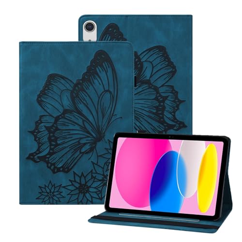 Housse iPad 10.9 2022 magnétique avec fonction support et portefeuille