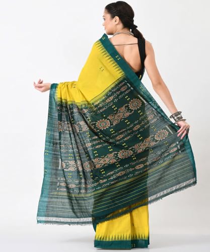 COTTONSILK & KHANDUAPATA sambalpuri silk saree – image 2
