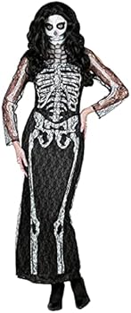 Widmann 10683 10683 Women's Skeleton Lace Dress Halloween Theme Party Multicoloured L : Amazon.com.be: Fashion Widmann 10683 10683 Women's Skeleton Lace Dress Halloween Theme Party Multicoloured L : Amazon.com.be: Fashion