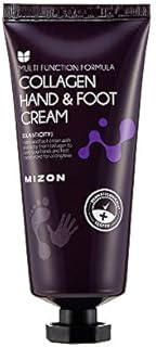 Mizon Anti Aging Collagen Repairing Hand Cream, Moisturizing Lotion Skin Porectant for Dry Hands, Heels and Elbows, for Cracked Hands and Feet, Dry Skin Relief, All Skin Types 100ml 3.38 fl oz