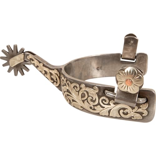 Classic Equine Performance Horse Spur, 2.25-inch Shank and 12 Point Rowel