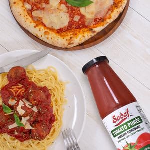 Miniatura 3 de Sadaf Puré de tomate - Passata Pomodoro - Puré de tomate para cocinar, condimentar y cubrir comidas - Passa de tomate - Kosher - Botella de 24.69