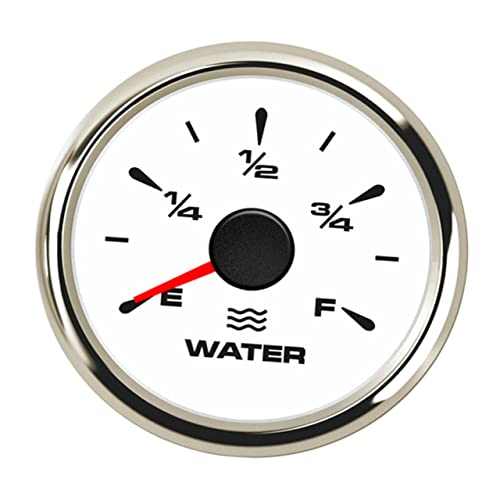 CIYODO Stainless Steel Water Level Gauge Round Design for Accurate Measurement of Water Tank Levels and Compact for Fish Tanks and Outdoor Use