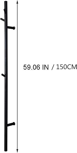 Miniatura 6 de Calentador de toallas eléctrico, toallero térmico con 3 ganchos, interruptor LED de acero inoxidable 304, calentador de toallas de baño montado en