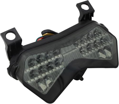Feu arrière de moto pour Kawasaki Ninja ZX6RR 2003-2004 finition fumée