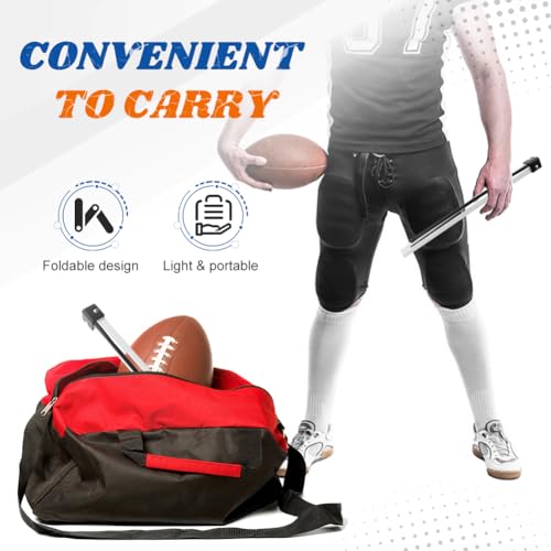 MAYIT Football Kicking Tee Field Goal Kicking Holder Stand-for Field Goal and Place Kicks Football Training Practice Equipment for Adult & Youth Compatible with All Football Sizes