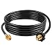 SHINESTAR 12ft Propane Adapter 1lb to 20lb, LP Gas Tank Conversion Hose for Mr. Heater Buddy Heater, Coleman Camp Stove, 1 LB Portable Appliance Connector to 20 lb Propane Cylinder