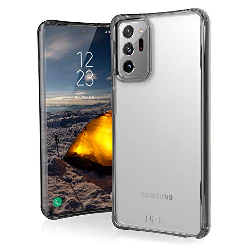 Urban Armor Gear Plyo Cubierta protectora Samsung Galaxy Note20 Ultra 5G (6,9'') Funda [Oficialmente "Designed for Samsung", compatible carga inalámbrica, Air-Soft Corners] ice (transparente)