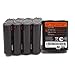 elxjar (5-Pack) 3.6V 1000mAh Rechargeable Batteries Replacement for Motorola 53615 KEBT-071A KEBT-071B KEBT-071C KEBT-071D Talkabout 5950 T4800 T4900 T5000 T5800 T9500R Two-Way Radio