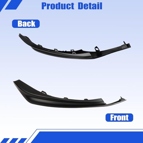 SecosAutoparts Left Driver Side Front Bumper Lower Molding Trim Cover 5312406260 TO1046115 Fit for Toyota Camry XSE SE 2021 2022 2023 Front Bumper Bottom Bezel Trim Cover Matte Black by SecosAutoparts - Used condition - Image 3