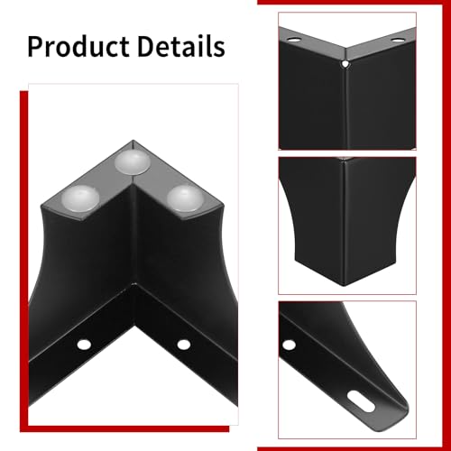 Qeapug Furniture Legs, Sofa Legs Set of 4 - Image 3