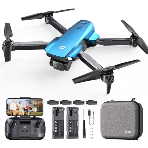 Holy Stone HS290 Drone Pliable avec Caméra FPV HD 1080P pour Débutants, Quadricoptère RC Doté D'optique de Flux, 3 Modes de Vitesse, 2 Batteries...