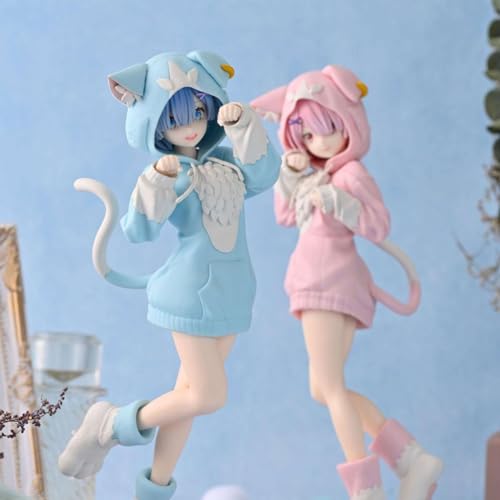 Figura de Anime Rem y Ram 21.5 cm, Modelo Coleccionable miniatura 5
