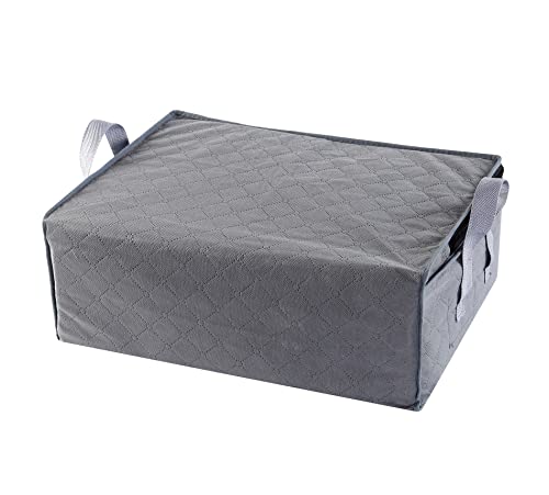 Storage Clothes Bins Closet Bags - 35L Containers Organizer Boxes Clothing Bin Organization for Organizing Blanket Pillow Sheet Sweater, Foldable Bedroom Small Storage Totes With Lids Zipper, 6pc Pack - image 5